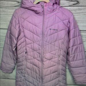 Kids Purple Puffer Jacket